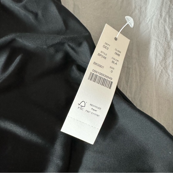 Jcrew Ruched one-shoulder swim dress, black 0 - Picture 7 of 8